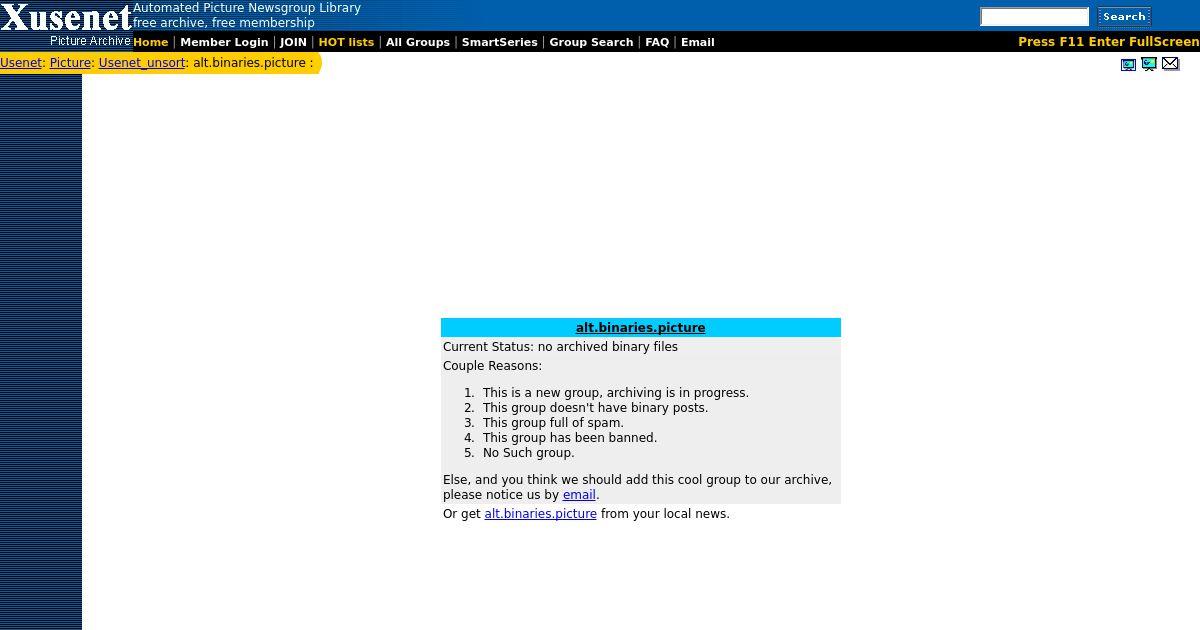 xusenet.com alt.binaries.pictures Archive.today
